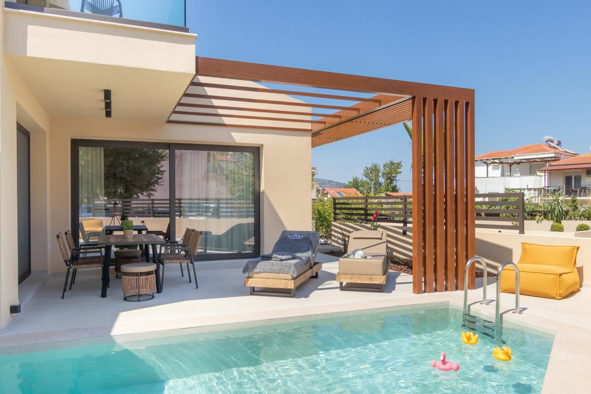 Ntinas Seaside Suites Skála Potamiás Exterior foto
