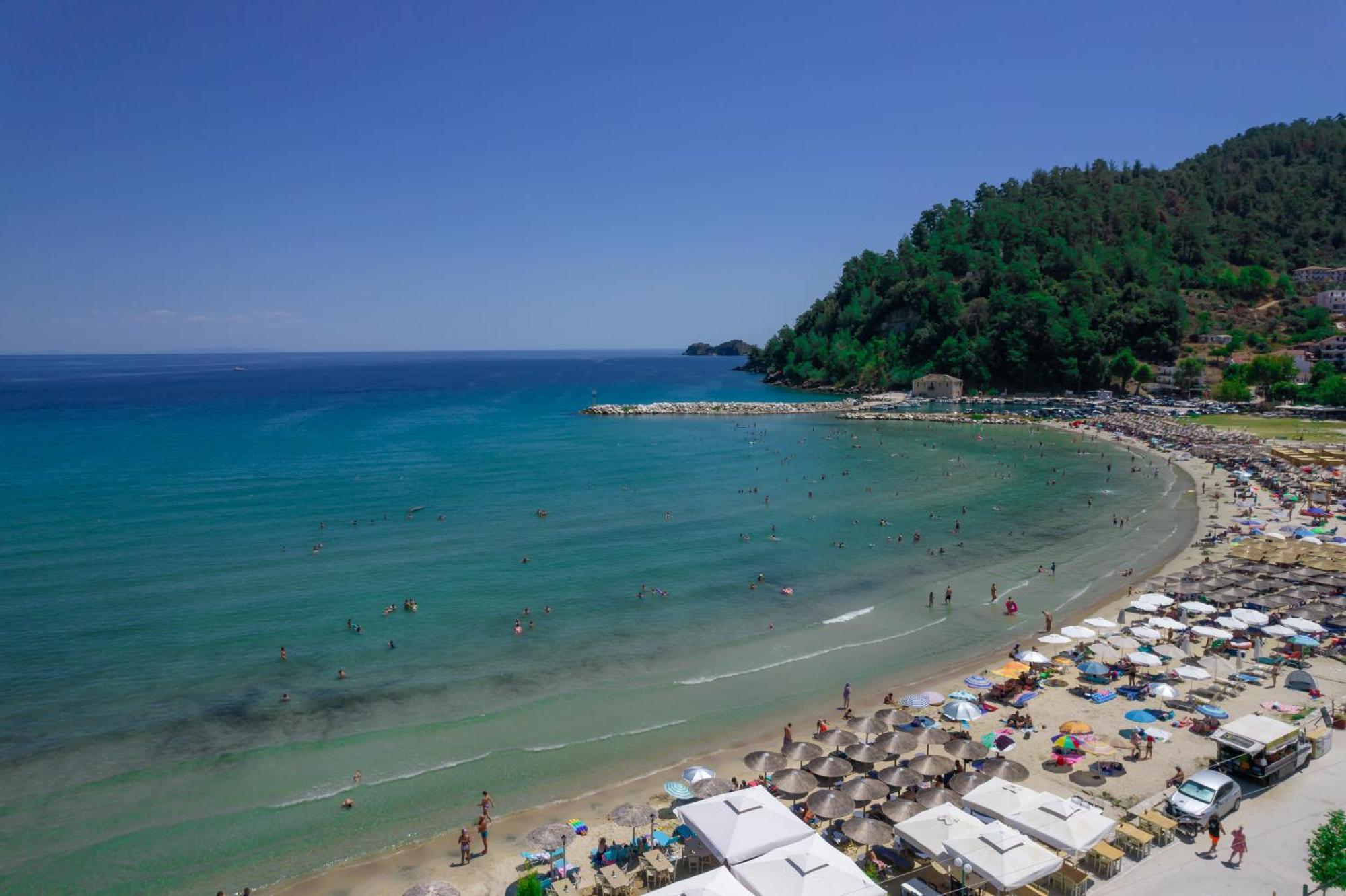 Ntinas Seaside Suites Skála Potamiás Exterior foto
